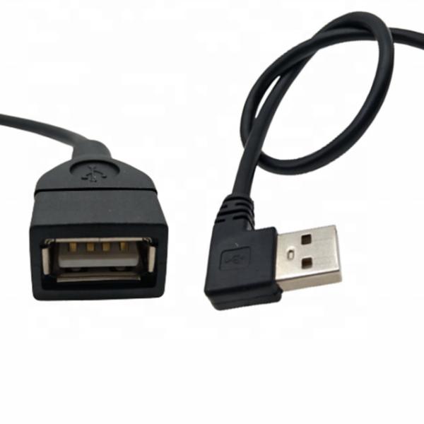 Quality ROHS OTG Right Angle USB 2.0 Custom Cable Assemblies for sale