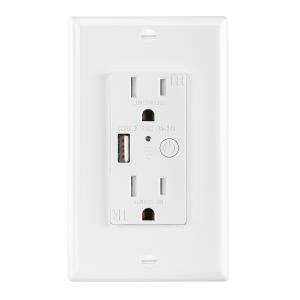 China Home Automation Wifi Controlled Power Outlet 15A 125V on sale