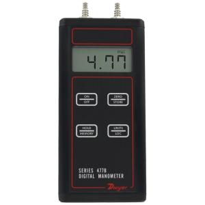 Dwyer 477B Hand Held Digital Manometer Large LCD For Air