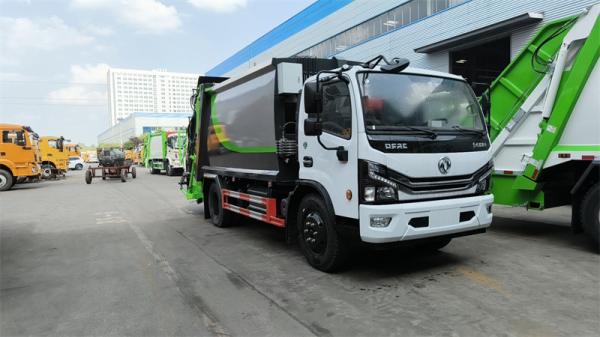 Quality 4X2 EURO 6 DONGFENG 156HP 170HP 12CBM COMPACT GARBAGE VEHICLE REAR LOADER GARBAGE TRUCK for sale