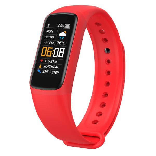 Quality SYD8810 80*160dpi Heart Rate Monitor Smartwatch Q7 Body Temperature Sensor for sale