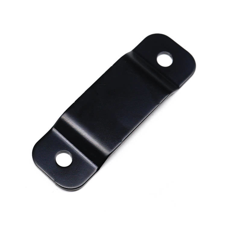 Bracket Clip Custom Metal Stamping Parts Mounting Black Coating Support Bracket