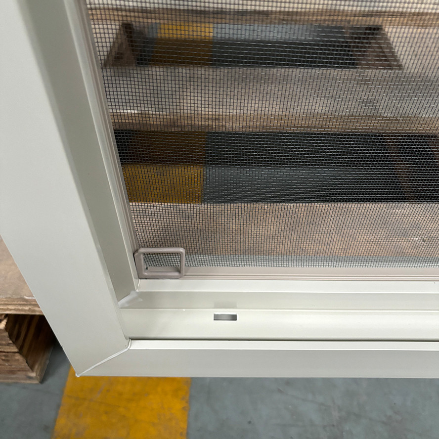Customized Size UPVC Single Hung Window With PVC Material 1.4mm-1.8mm Thickness