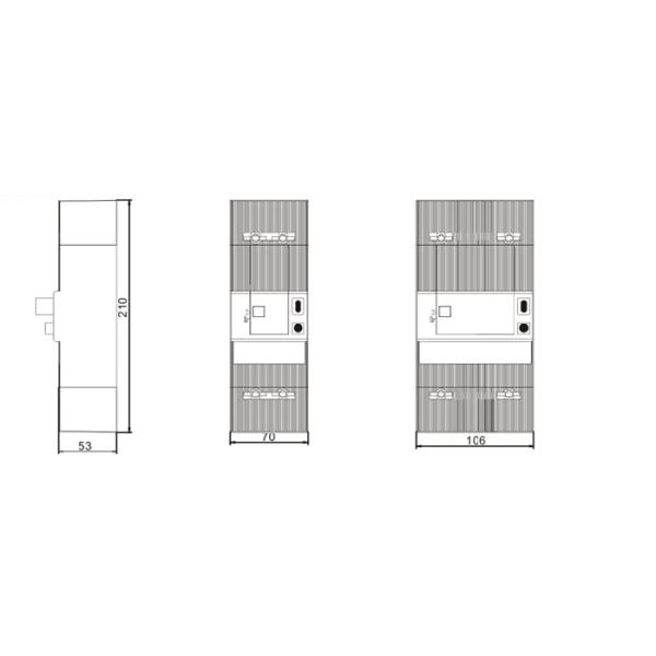 PG 230V/400V RCCB residual current circuit breaker