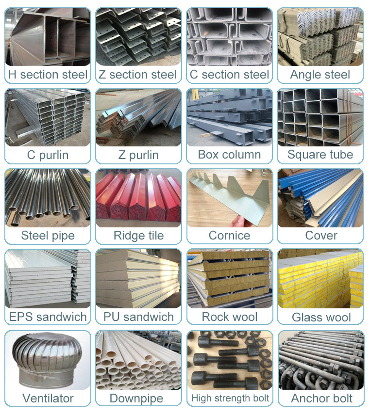 Customized Steel Structure Hangar For Specific Wind Pressure And Snow Load