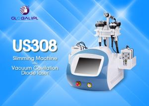 1-50W/Cm2 Rf Cavitation Machine / Diode Laser Face Lifting Body Slimming Machine