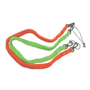 Buy cheap Scaffold Flexible Tool Safety Lanyards With Zinc Alloy Snap Hooks Orange / Green product