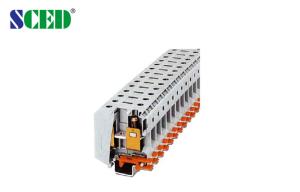 Buy cheap 20.0mm Din Rail Mounted Terminal Blocks , High Current PCB Terminal Block 600V 150A product