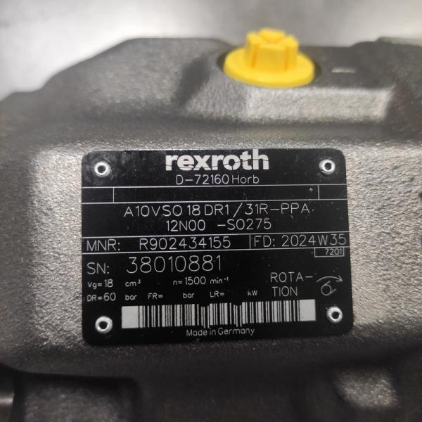High-Performance Rexroth Plunger Pump A10VSO 18 DR1 31R-PPA12N00 -SO275 For