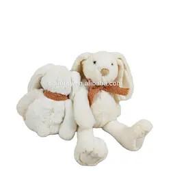China ODM OEM Embroidery Soft Animal Toys Cotton Stuffed Plush Sitting Rabbit Toy Girls Gift on sale