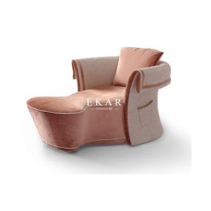 China Modern Design Fabric Velvet European Style Chaise Lounge Chair on sale