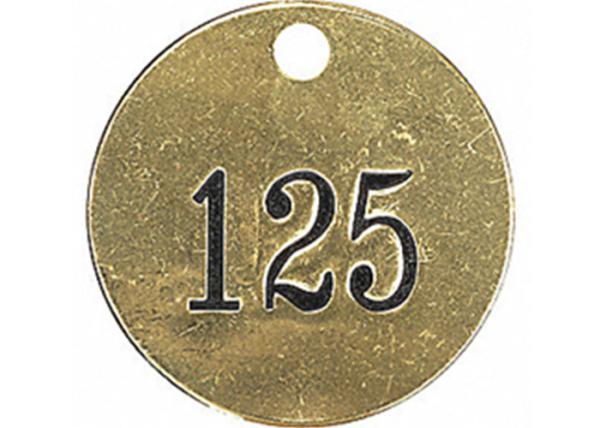 Quality Numbered Tag Brass Interlocking Stencils Friendly Environment Material for sale