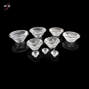PMMA 22mm LED Optical Lenses Round Double Convex Structure For Flashlights