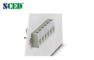 Buy cheap Plastic Through Panel Din Rail Terminal Blocks With Electrical Wire Terminals product