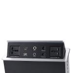 Telephone Port USB Interface Conference Table Socket , Hidden Junction Box