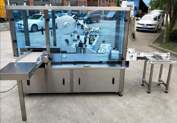 Quality Precision Vial Labeling Machine Non Drying Label Parameters GMP for sale