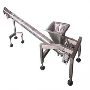 China Stainless Steel Inclined Screw Conveyor Spiral For Grain Powder on sale