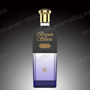 High Flint Glass Bottle 700ml For Vodka Wine Liquor