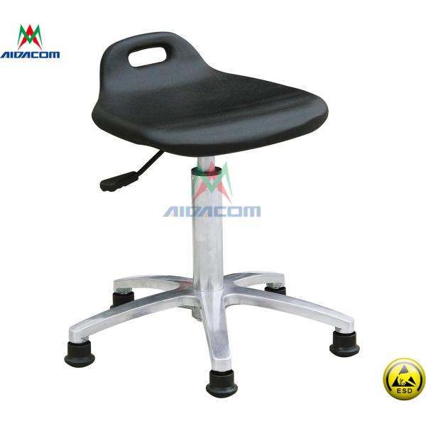 Adjustable Pneumatic Rod Conductive 109 Ohm ESD Lab Chairs