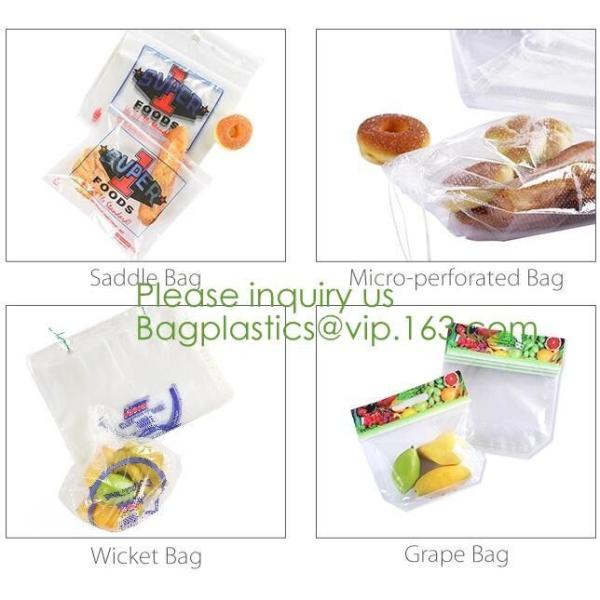 Microperforated PP Material Bakery Bag,hot perforated five layers POF shrink film,Microperforated pof (Polyolefin) shrin