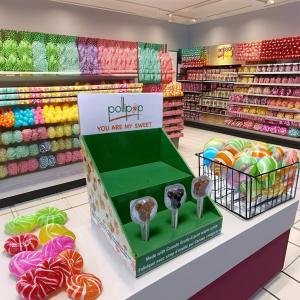 Buy cheap Folding Cardboard Display Box Countertop Retail Packaging Box With Paperboard Liner product