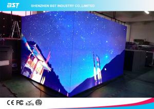 Buy cheap Seamless Splici Indoor LED Video Walls , Large LED Display Panels P3mm 90 Degree Angle product