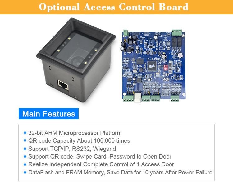 1d 2d Qr Code Raspberry Pi Barcode Scanner Module For Kiosk Turnstile
