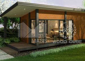 Modern Style Prefab Granny Flat , 1 Bedroom Modular Granny Flats High End Design
