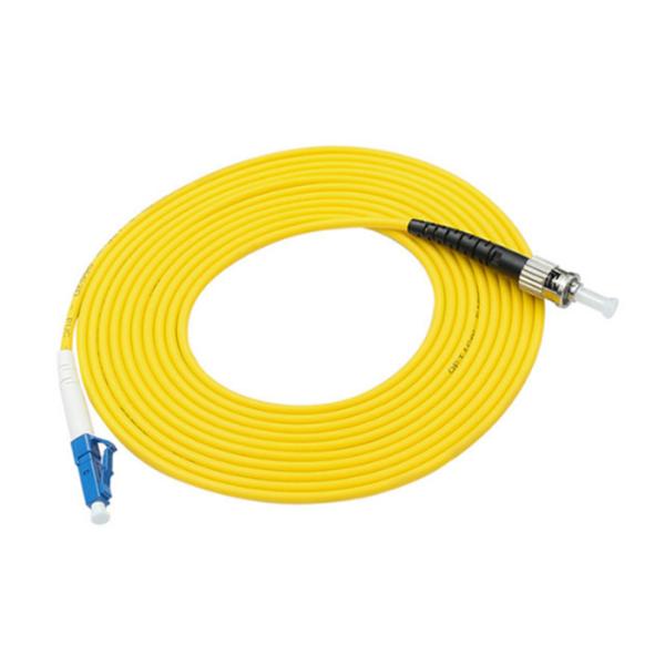 Single Mode Multi Mode ST To ST Simplex Fiber Optic Communication Cable 1m