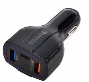 Buy cheap 3 Port USB QC 3.0 Type C Fast Car Charger Adapter 7.1A 38g 35W product