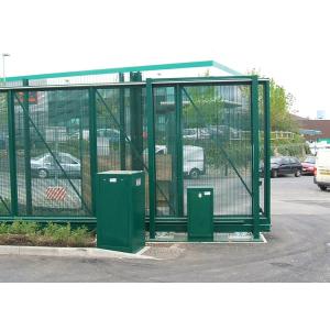 China Giant Fence Double Leaf 5ftx3.5ft Metal Garden Fence Gate on sale