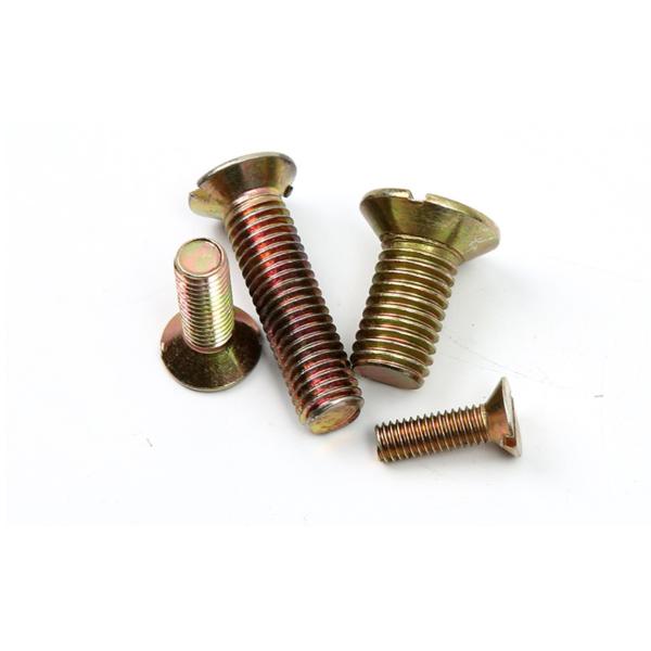 DIN 963 Slotted Countersunk Flat Head Screws M4 , Rockwell B71 Hardness