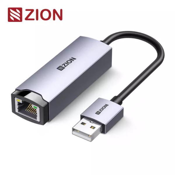 Quality USB2.0/RJ45 100Mbps Network Adapter Aluminum Shell Stylish Reliable USB to Ethernet Connectivity for sale