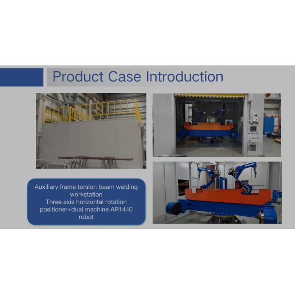 Double Station Welding Robotic Workstations Robotic Arm 6 Axis CO2 Mig Mag Tig Welding Robot