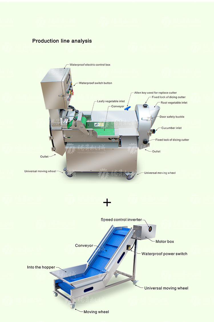 Customized Potato Fruit And Vegetable Processing Line