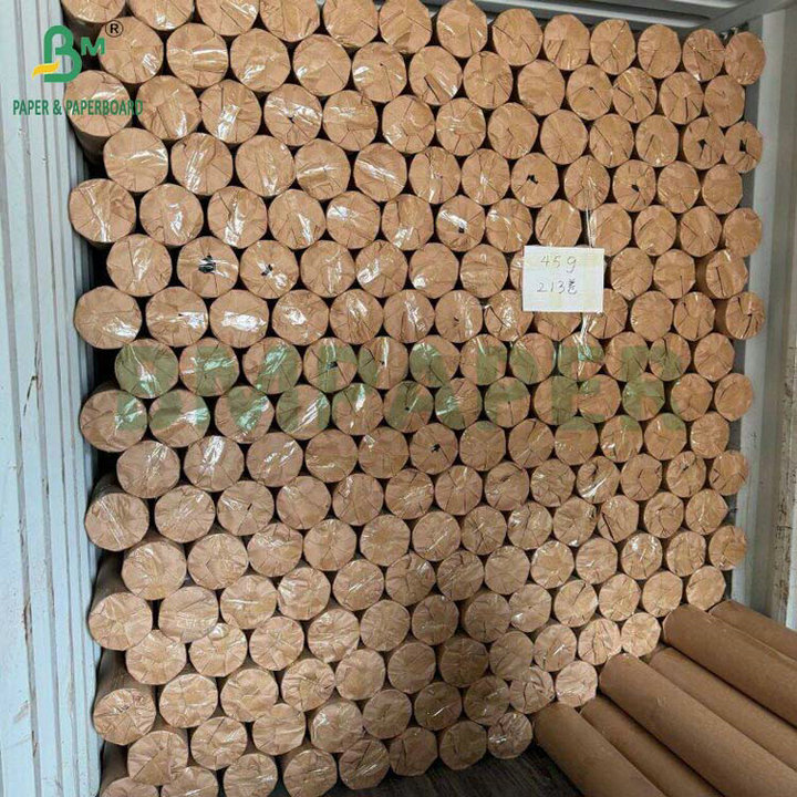 72" x 500yardas 48.8grs 60grs Perforated Kraft Paper Plotter Rolls 