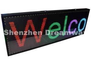 Buy cheap USB Control PH5 Indoor Full Color LED Moving Display Board with 192×64 pixels product
