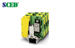 Buy cheap PCB Din Rail Terminal Blocks With Right Angle Wire Inlet , Width 20.0mm product