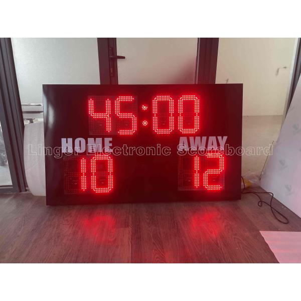 1000mm X 1600mm X 90mm Football Stadium Scoreboard Fully Waterproof 240V For High School