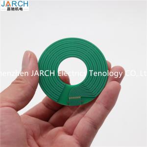 China Pancace Through Bore Slip Ring , Pancake Small Slip Ring 250RPM Speed 5mm Thickness on sale