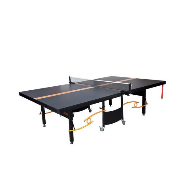 V-SIX Indoor Table Tennis Table Style Leg Double Folding With Post 65 KGS
