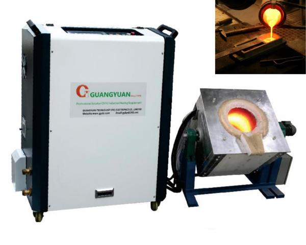 Quality 10KHZ Light Frequency Induction Melting Equipment 60KW With Touch Screen for sale
