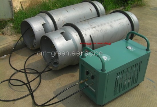 380V R134A Refrigerant Gas Recovery Unit With 3 HP Oil-Less Compressor