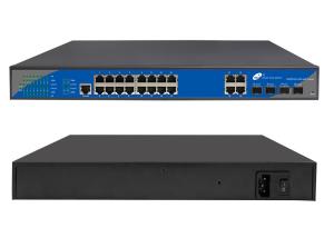 China 10/100/1000Mbps 16 Port POE Managed Switch on sale