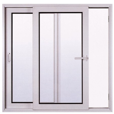Bending Silvery Profile Aluminum Extrusions / Kitchen Sliding Door Aluminum