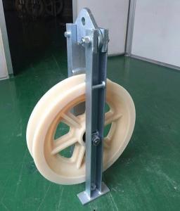 Buy cheap Nylon Sheave Overhead OPGW Transmission Stringing Blocks Pulley 660mm product
