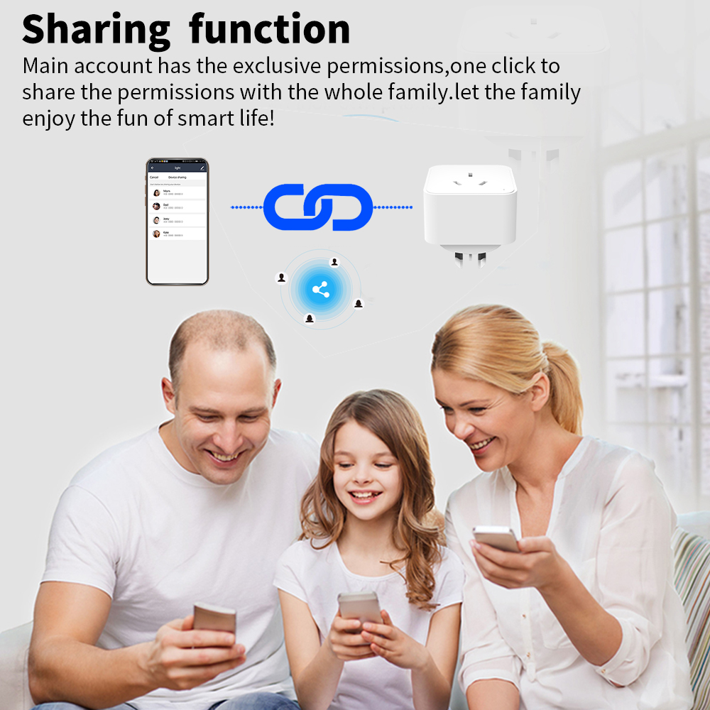 Power Intelligent Tuya Smart Socket SDK Remote Control Power Socket