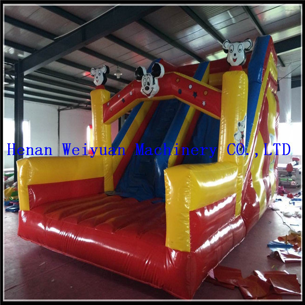 inflatable kids playground plastic slides,Silk-screen printing Inflatable Slide, kids inflatable toys