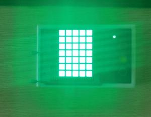 Buy cheap Pure Green 200mcd 5x7 Dot Matrix LED Display Transparent Glue product