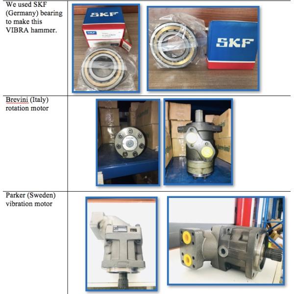 Anti Rust Pile Driver Parts Excellent Corrosion Resistance OEM ODM Available